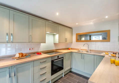The kitchen at Ty Gwair, St Anns Bethesda