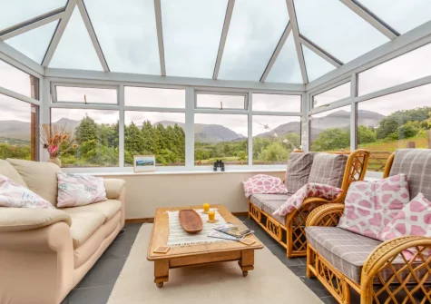 The conservatory at Ty Gwair, St Anns Bethesda