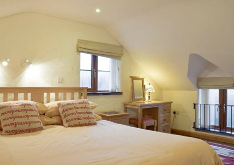 Bedroom #2 at Ty Hapus, Dwrbach