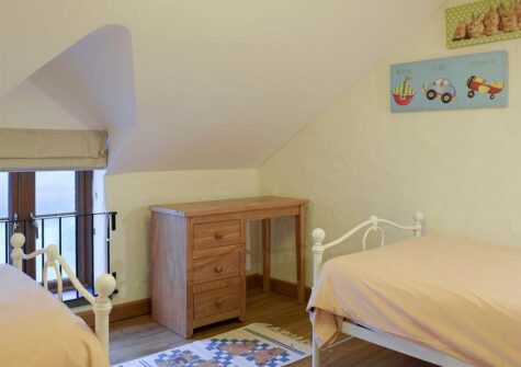 Bedroom #3 at Ty Hapus, Dwrbach