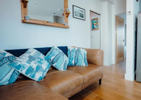 The living area at Ty Mabli, Tenby