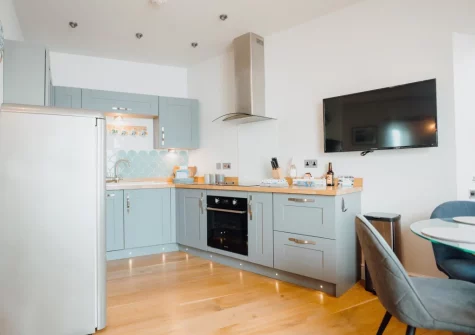 The kitchen at Ty Mabli, Tenby