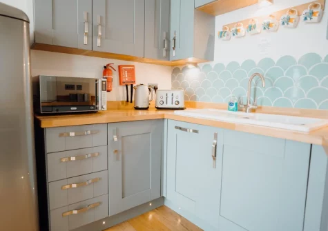 The kitchen at Ty Mabli, Tenby