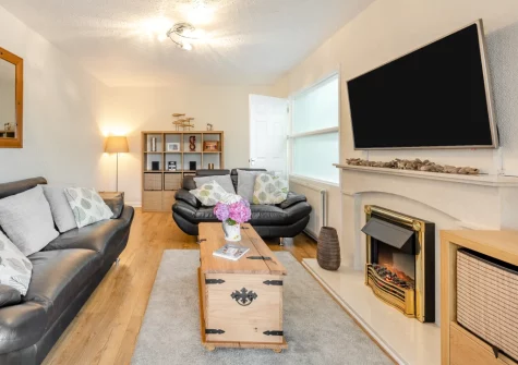 The living room at Ty Merlyn, Saundersfoot