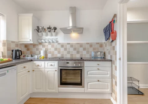 The kitchen at Ty Merlyn, Saundersfoot