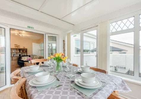 The dining room at Ty Merlyn, Saundersfoot