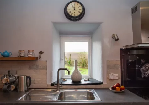 The kitchen at Ty Moch Bach, Castlemorris