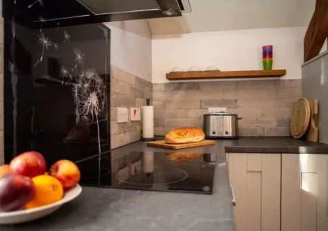 The kitchen at Ty Moch Bach, Castlemorris
