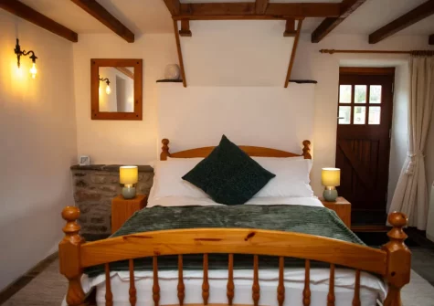 Bedroom #1 at Ty Moch Bach, Castlemorris