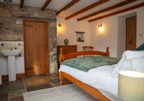 Bedroom #1 at Ty Moch Bach, Castlemorris