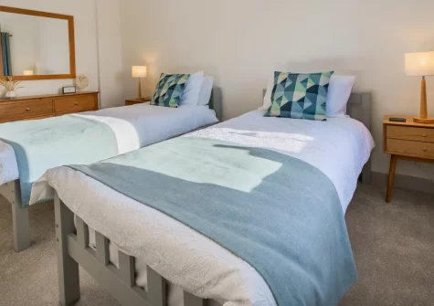 Bedroom #2 at Ty Nant, Llaniestyn