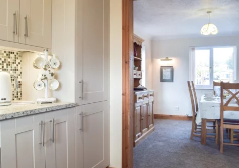 The kitchen & dining room at Ty Twt, Clunderwen