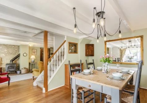 The dining room at Tyr Wennol, Fishguard