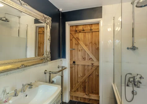 The bathroom at Tyr Wennol, Fishguard