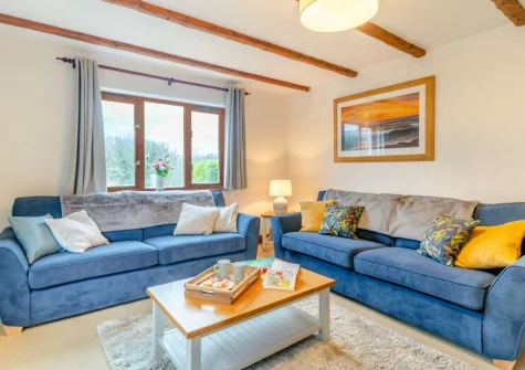 The living roon at Valley View, Manorbier