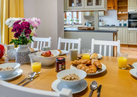 The dining area at Valley View, Manorbier