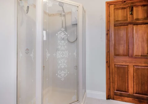 The shower room at Valley View, Manorbier