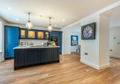 The kitchen at Vine Cottage, Tenby