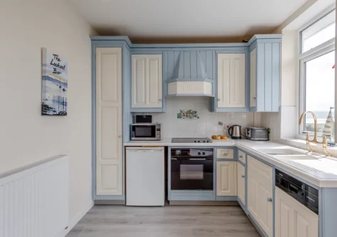 The kitchen at Vista Sol, Aberdovey