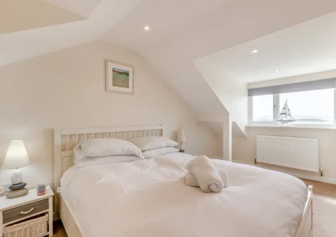 Bedroom #1 at Vista Sol, Aberdovey
