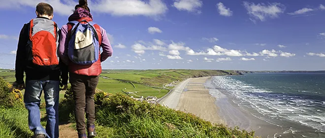 The Wales Coast Path: the first path in the world to follow a country's coastline in its entirety. Dip in anywhere along its 870 miles and delight in jaw-dropping views, contemporary cultural hotspots, unforgettable encounters with nature, and thousands of years of history.