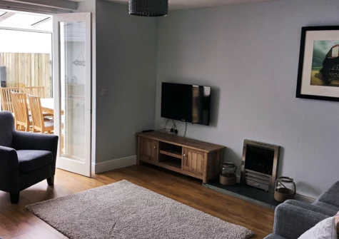 The living area at Whistler House, Tenby