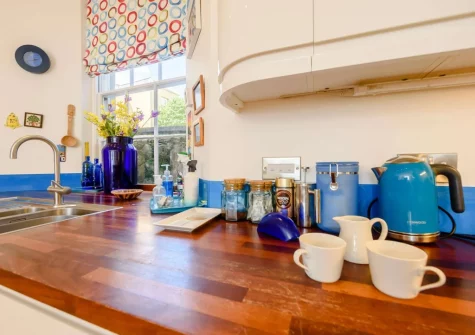 The kitchen at Whitesands, Tenby