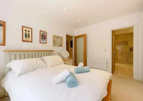 Bedroom #1 at Whitesands, Tenby