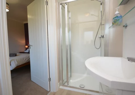 Bedroom #1 en-suite shower room at Wilwin, Maenclochog