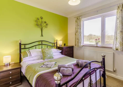 Bedroom #2 at Wilwin, Maenclochog