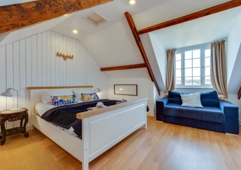 Bedroom #1 at Woodbine Cottage, Saundersfoot