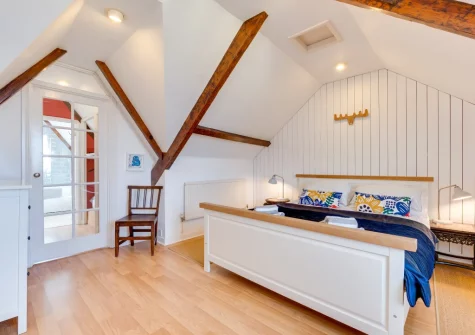 Bedroom #1 at Woodbine Cottage, Saundersfoot