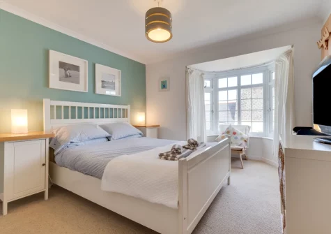 Bedroom #2 at Woodbine Cottage, Saundersfoot