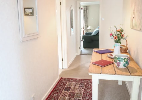 The hallway at Woodgreen Cottage, Templeton