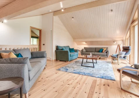 The living room at Woodland View, Trefloyne Manor, Penally