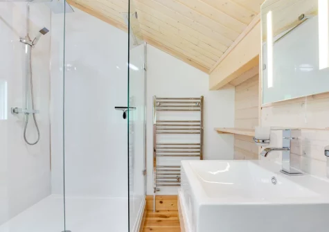 Bedroom #1 en-suite shower room at Woodland View, Trefloyne Manor, Penally