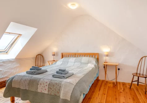 Bedroom #1 at Workshop Cottage, Trefasser