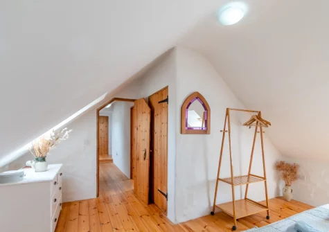 Bedroom #1 at Workshop Cottage, Trefasser