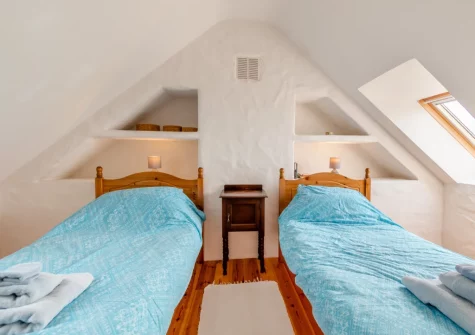 Bedroom #2 at Workshop Cottage, Trefasser