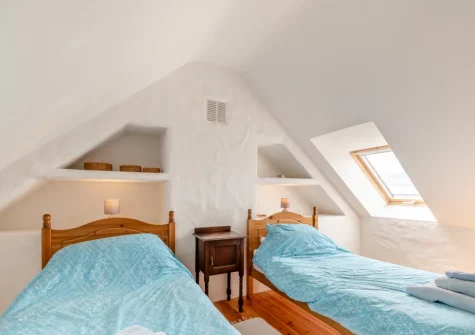 Bedroom #2 at Workshop Cottage, Trefasser
