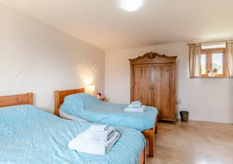 Bedroom #3 at Workshop Cottage, Trefasser