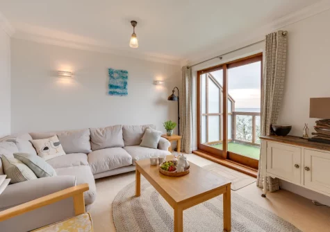 The living room at Wren Cottage, Saundersfoot