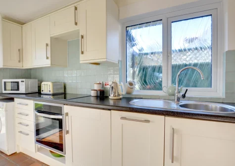 The kitchen at Y Bwthyn Bach, Saundersfoot