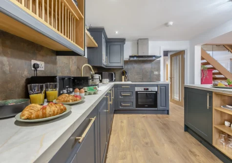 The kitchen at Y Llanw, Milford Haven