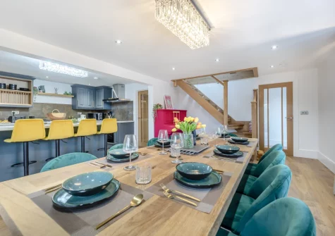 The dining area at Y Llanw, Milford Haven