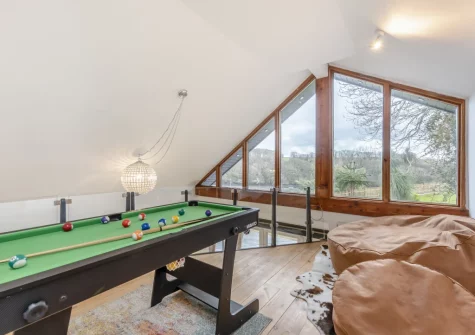 The mezzanine snug / games room at Y Llanw, Milford Haven