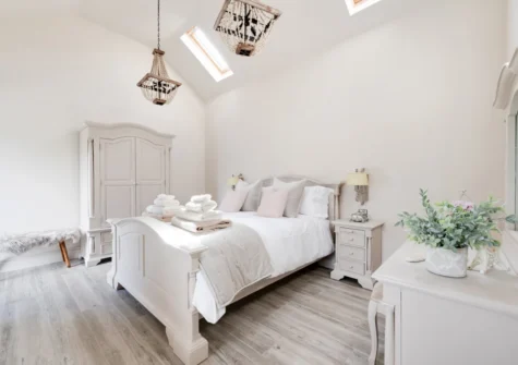 Bedroom #1 at Ynys Cadno, Trawsfynydd