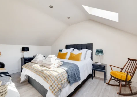 Bedroom #2 at Ynys Cadno, Trawsfynydd