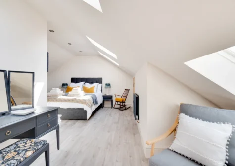 Bedroom #2 at Ynys Cadno, Trawsfynydd