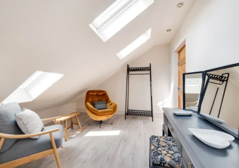 Bedroom #2 at Ynys Cadno, Trawsfynydd
